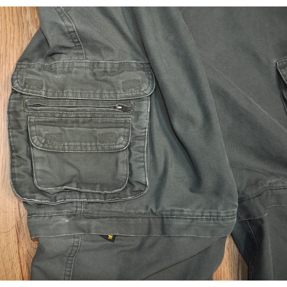 Boy Scouts of America Convertible Uniform Pants Size Youth 16 Green Unhemmed - Picture 3 of 6